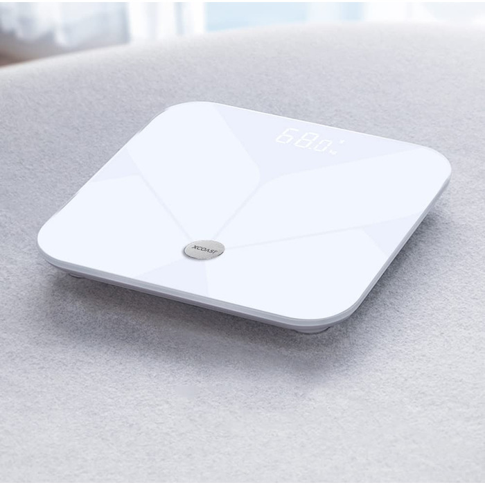 XCOAST WELLISCALE: Розумна вага з Bluetooth для аналізу складу тіла - фітнес-вага з додатком