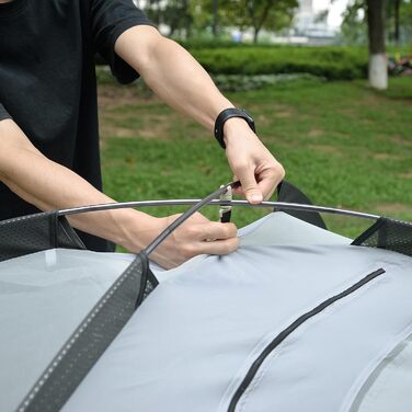 Намет GEERTOP для 2 осіб, куполоподібний, туристичний, водонепроникний, 4 сезони, для кемпінгу, походів, подорожей та альпінізму, синій