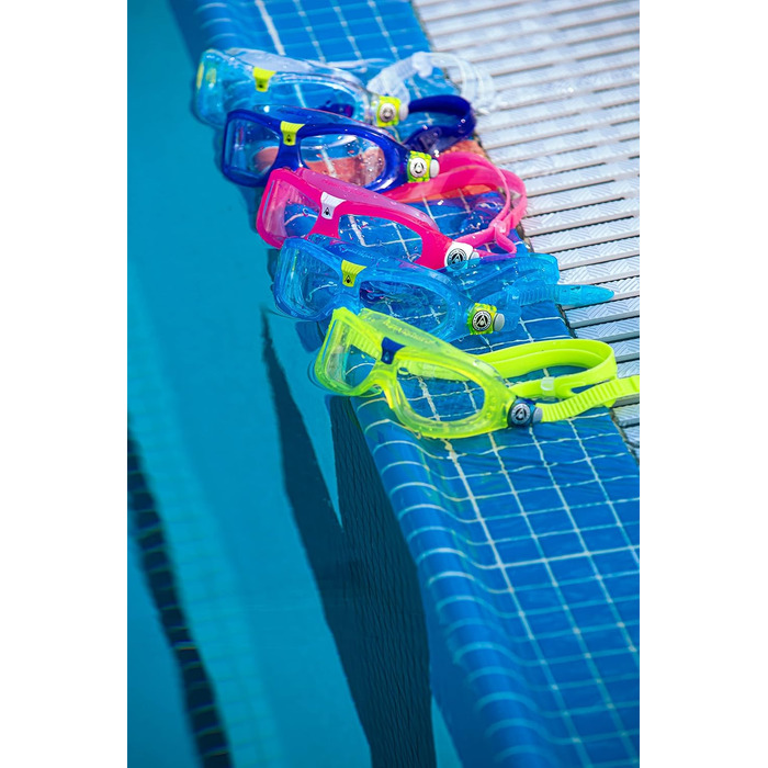 Дитячі плавальні окуляри Aquasphere Seal KID з UV-захистом та антифогом, силіконові, прозоро-блакитні