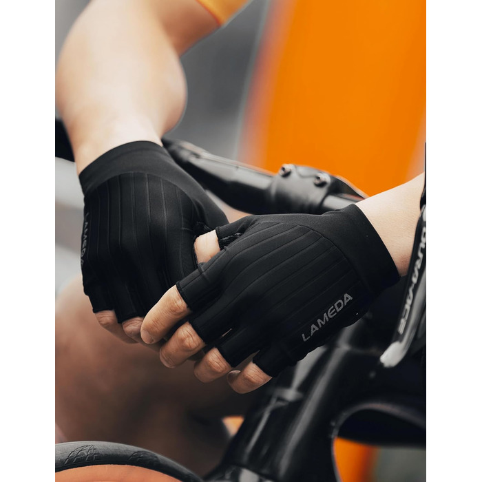 Велосипедні рукавички Ameda: тонкі, літні, дихаючі, з антиковзким покриттям, для шосе та MTB, чоловічі та жіночі, зелені (L, чорні)