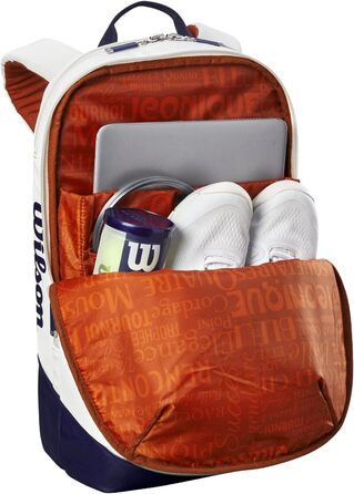 Рюкзак тенісний Roland Garros Super Tour Marineblau/Білий для ракет і аксесуарів