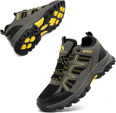 Черевики для хайкінгу/трекінгу чоловічі/жіночі, легкі, дихаючі, зелені, 41 EU