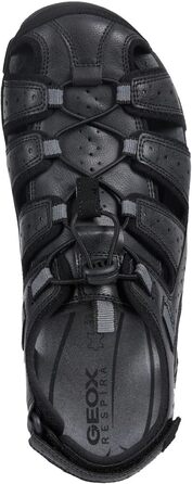 Чоловічі сандалі Geox Strada C9999, чорні, 43 EU – оригінальна італійська якість