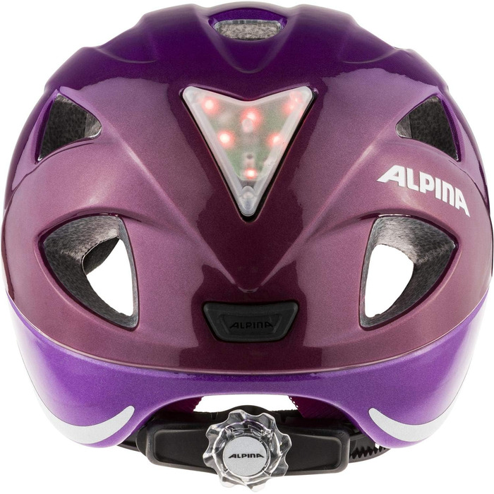 Дитячий велосипедний шолом ALPINA XIMO Flash з LED-підсвіткою, легкий, з відбивачами, регульований