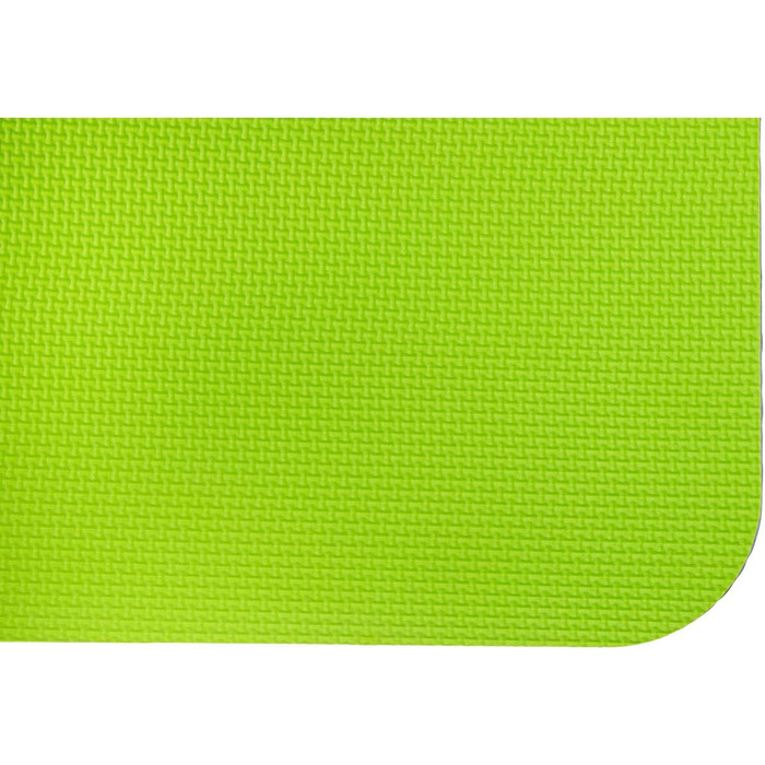 Гімнастичний килимок top | vit® 190x60x1,5 см, без латексу, нековзкий, міцний, для фітнесу, яблучний/антрацит