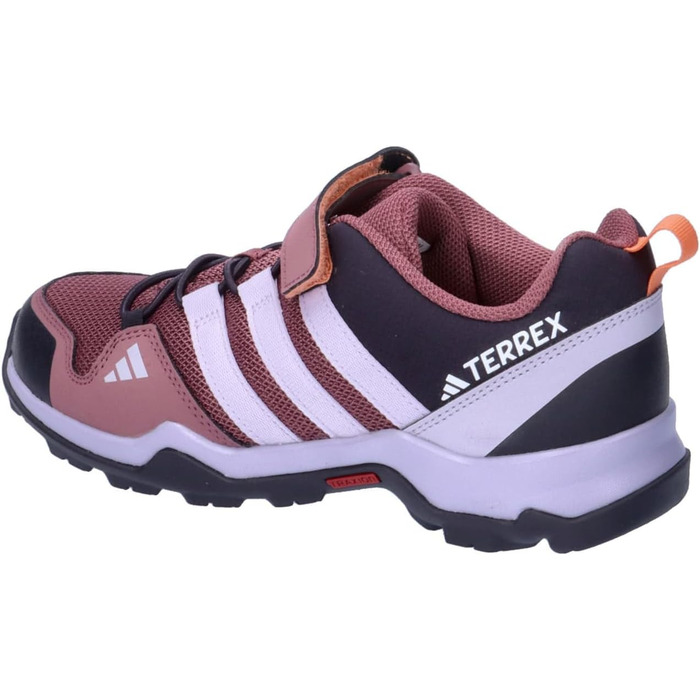 Дитячі трекінгові черевики Adidas Terrex Ax2r для піших прогулянок, Quiet Crimson Silver Dawn Amber Tint (36 2/3 EU)