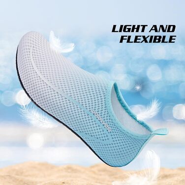 Водні черевики для плавання та відпочинку на пляжі WateLves: чоловічі та жіночі, швидко сохнуть, дихаючі, унісекс, розміри 34-47 EU, кольори: світло-зелений, блакитно-сірий