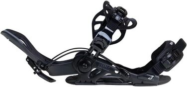 SP Core автоматичні сноуборд-кріплення Flow для жінок та чоловіків. Розміри: 39-41,5 EU. Підходять для фрістайлу та фрірайду. Колір: Gunmetal.