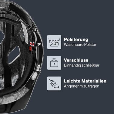 Шолом uvex active: безпечний універсальний шолом для жінок та чоловіків, регульований розмір, розширюється світлодіодним ліхтариком, чорний глянцевий, 52-57 см, Single