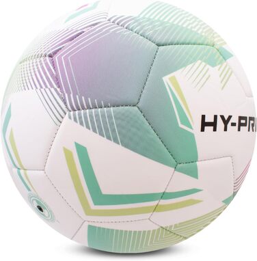 Футбольний м'яч Hy-Pro №5 з ПВХ покриттям для тренувань та ігор (Chevron Green)