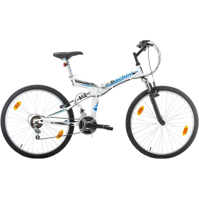 Складаний велосипед Multibrand Probike 26 дюймів, 18 швидкостей, повна амортизація, для чоловіків і жінок, зріст 160-180 см