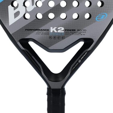Падельний ракетка Bullpadel K2 Power 23 для чоловіків, універсальний розмір, мультиколір