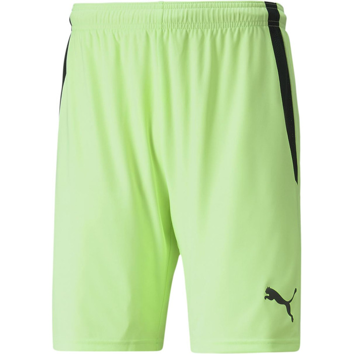 Чоловічі трикотажні шорти PUMA Teamgoal 23 Knit, колір Fizzy Lime/Puma Black, розмір L