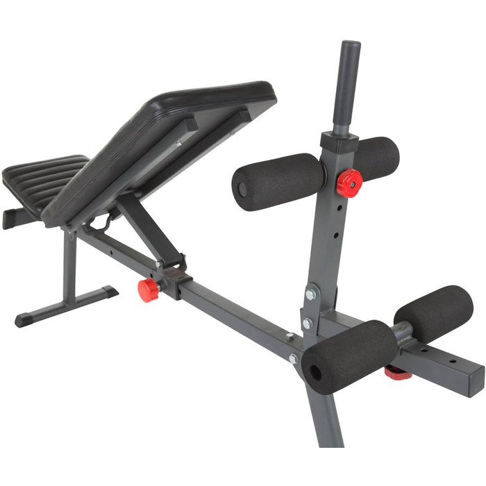 Різнофункціональна лава для преса та жиму Hammer Ab Bench Perform One, антрацит/чорний, 160 x 32 x 119 см