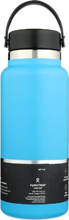 Термос-пляшка Hydro Flask 946 мл зі сталі з вакуумною ізоляцією, герметична кришка Flex Cap та ремінець, Pacific