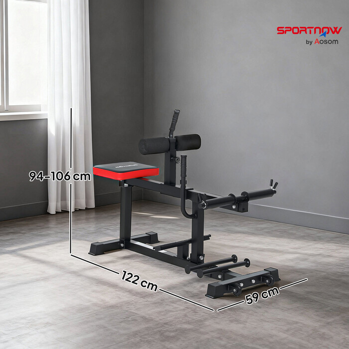 Тренувальний Банк Beintrainings, тренажер для підйому на носки, на колесах, спортивне обладнання для фітнесу вдома, сталь, чорний