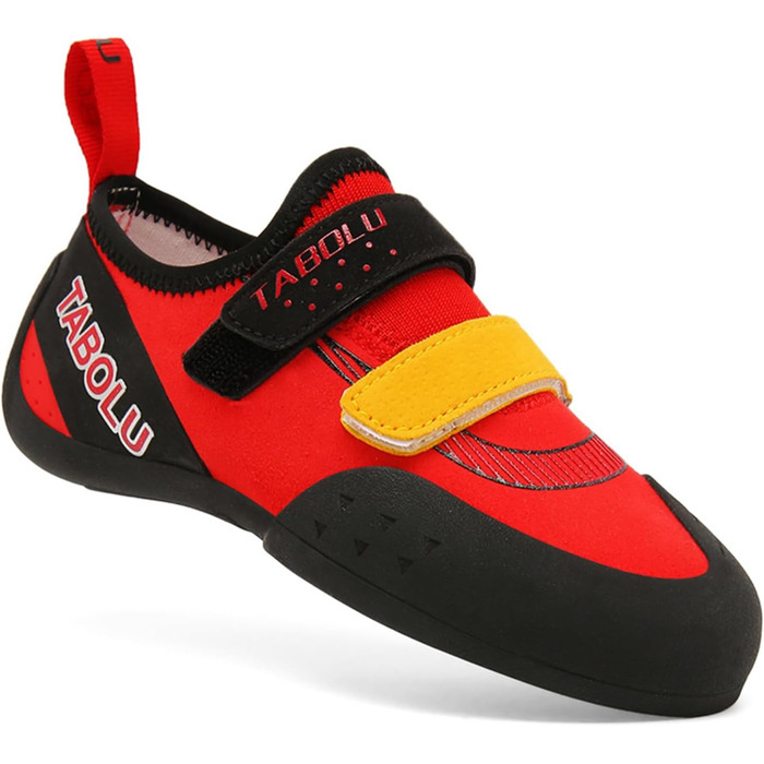 Дитячі скелелазні туфлі для початківців Indoor Boulderschuhe, легкі, червоно-рожеві (33 EU)