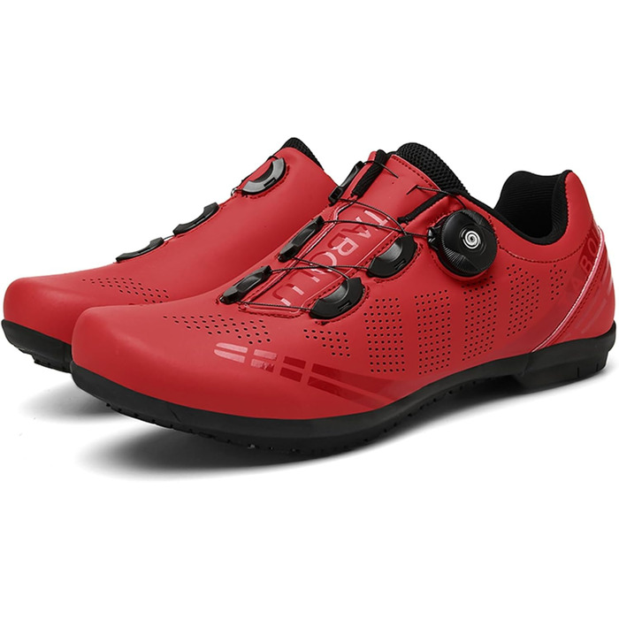 Велосипедні шкарпетки для чоловіків та жінок: шосейні та MTB, з гумовою підошвою, дихаючі кросівки, нековзкі, без фіксації, для гірського велосипеда, розміри 36-47 EU, білі (37 EU, червоні)