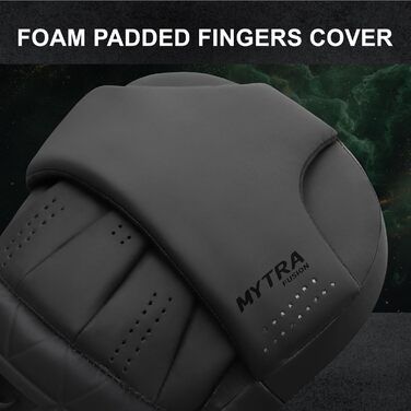 Рукавиці для боксу Mytra Fusion Box Pratzen Gebogen - чорні, для MMA, муай-тай, карате, кікбоксингу