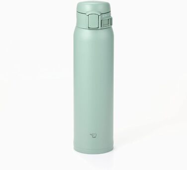 Термос-пляшка Zojirushi 600 мл, нержавіюча сталь, з кнопкою, колір хакі