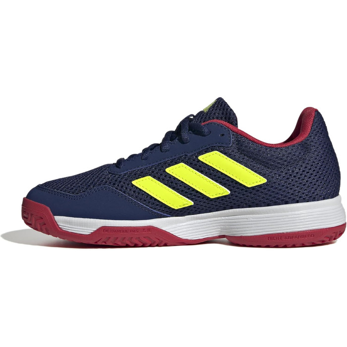 Дитячі тенісні кросівки adidas Gamespec Kids, синьо-лимонного кольору, розмір 33 EU