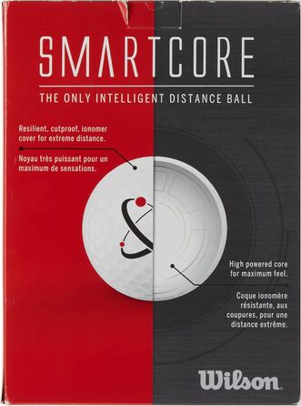Гольф-м'ячі WILSON SmartCore Straight Distance, 24 шт.