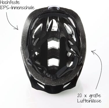 Велосипедний шолом FISCHER Urban Lano для дорослих, унісекс, білий, розмір L/XL (58-61 см)