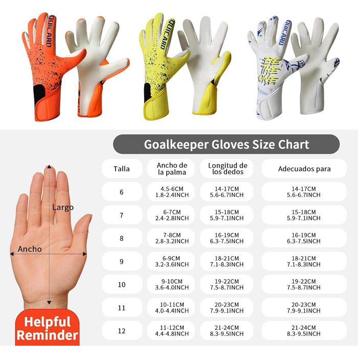 Футбольні рукавички Torwarthandschuhe: чудове зчеплення, для дітей, юніорів та дорослих, зелені (7, C-Weiß)