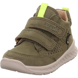 Дитячі кросівки Superfit Breeze Gore-Tex, 22 EU, зелено-жовті