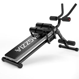 Тренажер для пресу та всього тіла з LCD-монітором, до 150 кг (чорно-сірий)