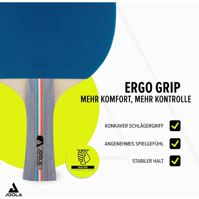 Набір для настільного тенісу JOOLA Team School FR - 4 ракетки, 3 м'ячі