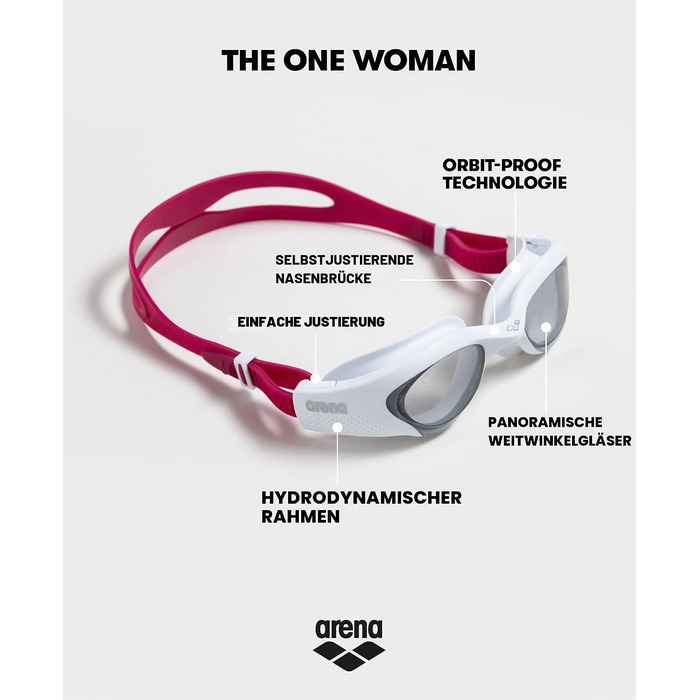 Окуляри для плавання Arena The One (1 шт) фіолетовий/димово-фіолетовий/бірюзовий