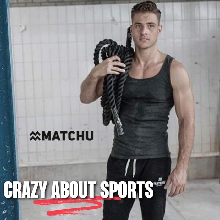 Батл-роуп Matchu Sports 9 м, 38 мм, поліестер, 8 кг, чорний – фітнес-канат для тренувань