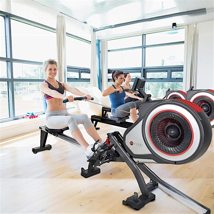 Велоергометр AsVIVA RA14 складний для дому – 13 кг, тиха магнітна система гальмування, 8 рівнів опору, кардіо та силові тренування, мультифункціональний комп'ютер, сумісний з Kinomap App