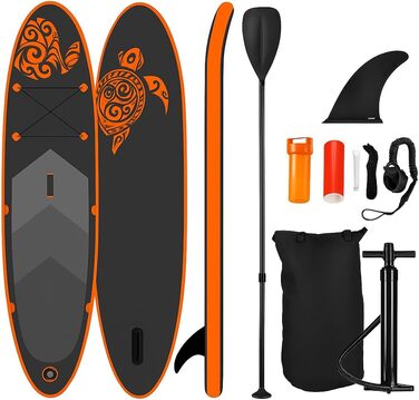 Надувний SUP Board NEMAXX® PB320 II – 320x78x15 см, до 140 кг, комплект з сумкою, веслом, плавником та насосом