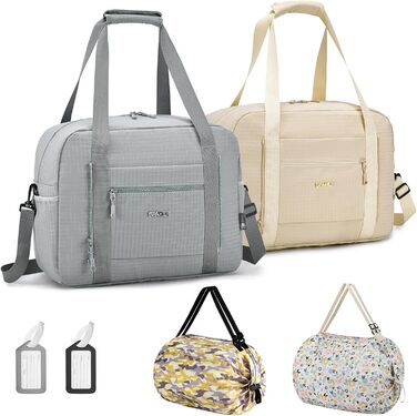 Спортивна сумка-рюкзак для ручної поклажі Wizzair/Vueling 40x30x20, водонепроникна, для подорожей, фітнесу (бежево-сіра)