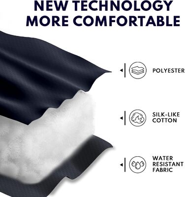 Спальний мішок 0°C XXL для дорослих, тепла погода, для кемпінгу, зими, походів, полювання, подорожей (2,4 кг, блакитний)