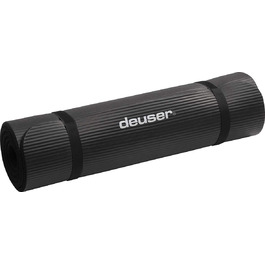 Фітнес-мат Deuser XL 180x90x1 см, нековзкий, теплоізольований, екологічний, NBR, для йоги, гімнастики, спорту