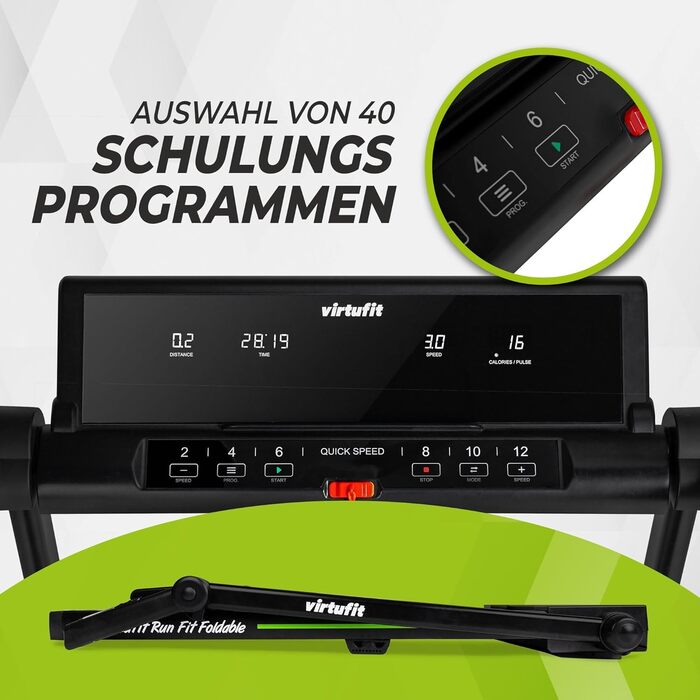 Складана бігова доріжка Run Fit для дому з нахилом, 150 кг, Walking Pad
