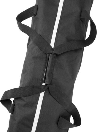 Чохол для лиж MOPHOEXII MOOCY: для подорожей літаком, підходить для лиж до 200 см, чорний з зеленим кантом