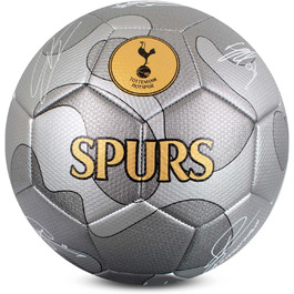 Футбольний м'яч Tottenham F.C. Hy-Pro Silver Camo, офіційна ліцензія, розмір 5, для тренувань і матчів, сувенір для дітей і дорослих