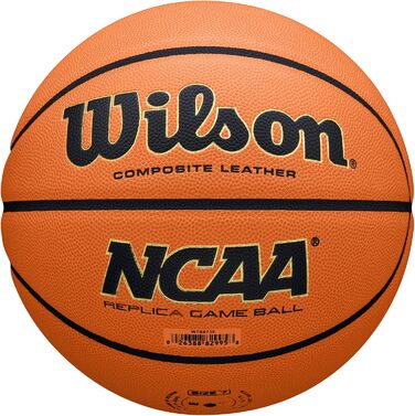 Баскетбольний м’яч Wilson NCAA Replica, 17,8–74,9 см