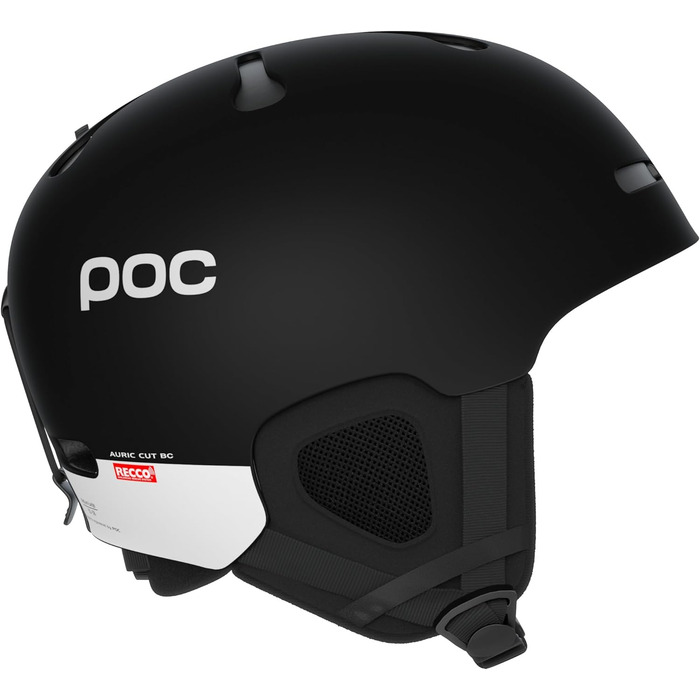 Шолом для лиж і сноуборду POC Auric Cut BC MIPS, міцний ABS, чорний матовий, розмір M-L (55-58 см)