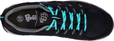 Жіночі трекінгові півчеревики Brütting Mount Frakes Low (42 EU, чорний/турквіс)