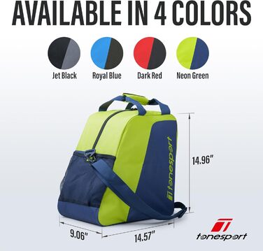 Чохол для скі та сноуборд чобіт та шолома, підходить для авіаперельотів, Neon Green