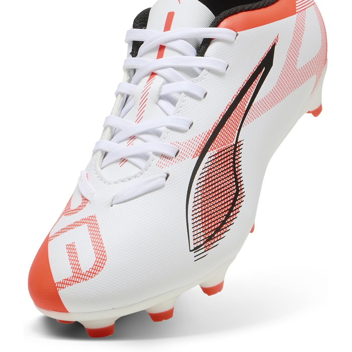 Дитячі футбольні бутси PUMA Ultra 5 Play FG/AG Jr. 37.5 EU (Білий/Чорний/Червоний)