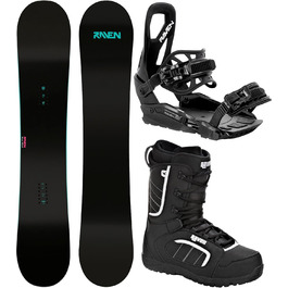 Сноуборд комплект Raven Pure Mint 139 см + кріплення Raven S230 чорні S/M + черевики Target 39