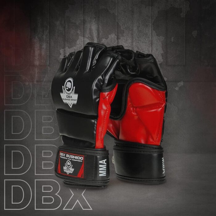 ММА рукавички DBX Bushido E1V3 для чоловіків – зручні боксерські рукавички для тренувань, кікбоксингу та греплінгу