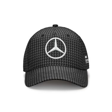 Кепка Mercedes AMG Petronas Formula One Team 2023 Lewis Hamilton Collection, чорна, універсальний розмір