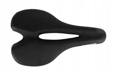 Гелеве велосипедне сідло H-Rocks Obsidian — комфортне, чорне, для MTB